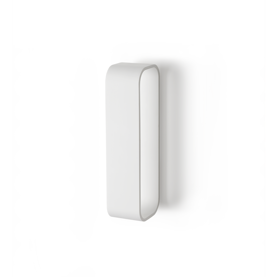 white matte holder for guest towels
