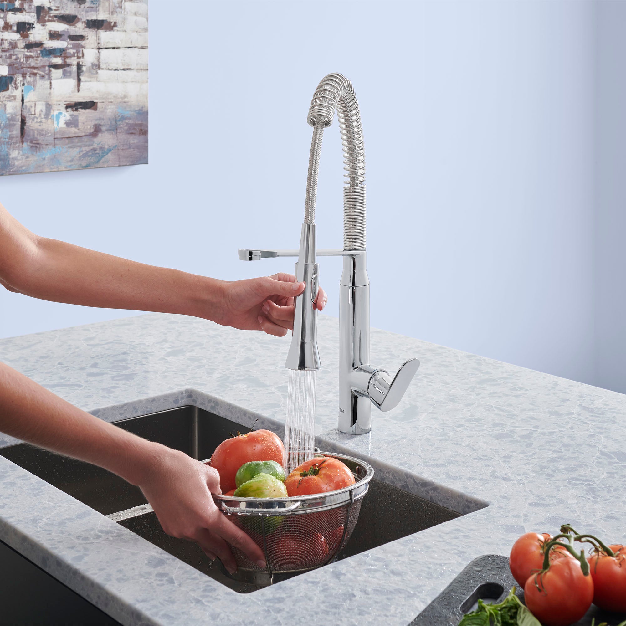 starlight chrome kitchen faucet