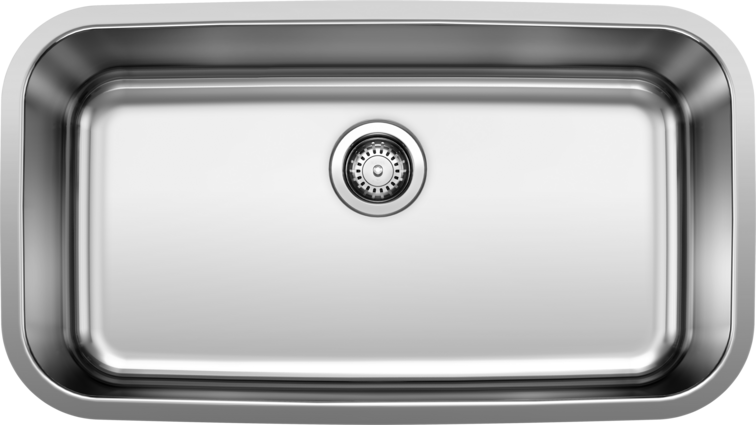 satin brushed stainless steel sink