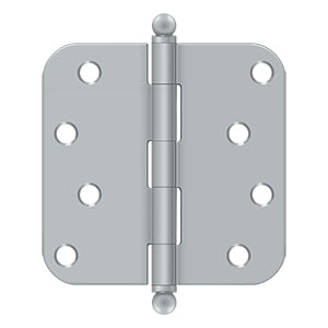 Deltana 4" x 4" x 5/8" Radius Hinge with Ball Tips