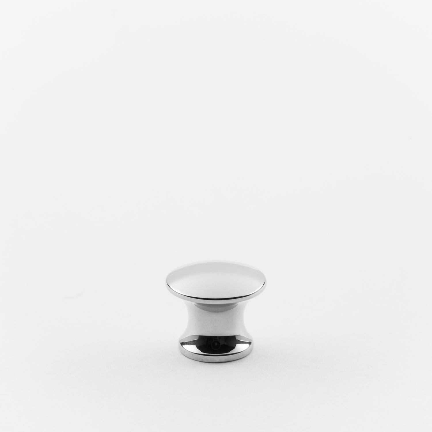 polished chrome knob