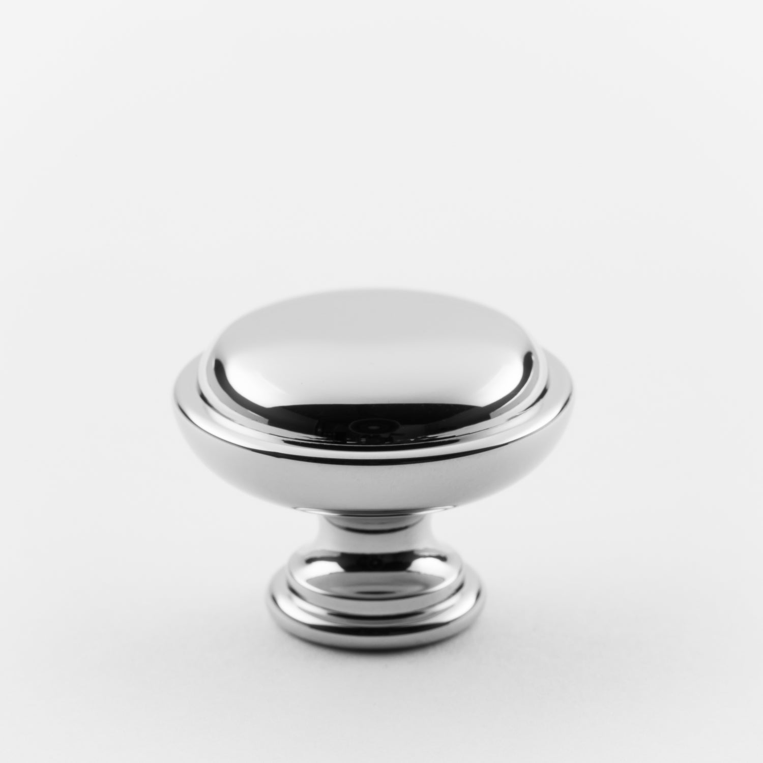 polished chrome knob