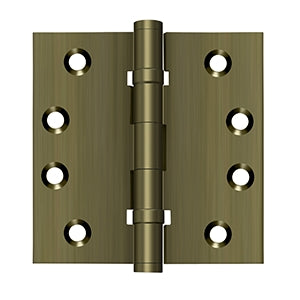 Deltana 4" x 4" Square Hinges, Ball Bearings