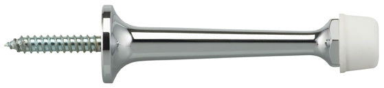 polished chrome door stopper