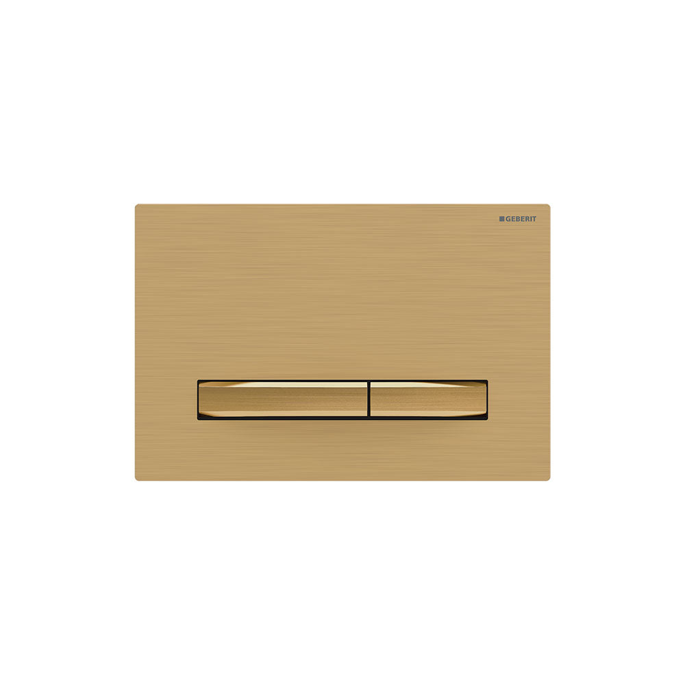 Geberit Sigma 50 Actuator Plate for Dual Flush - Brass