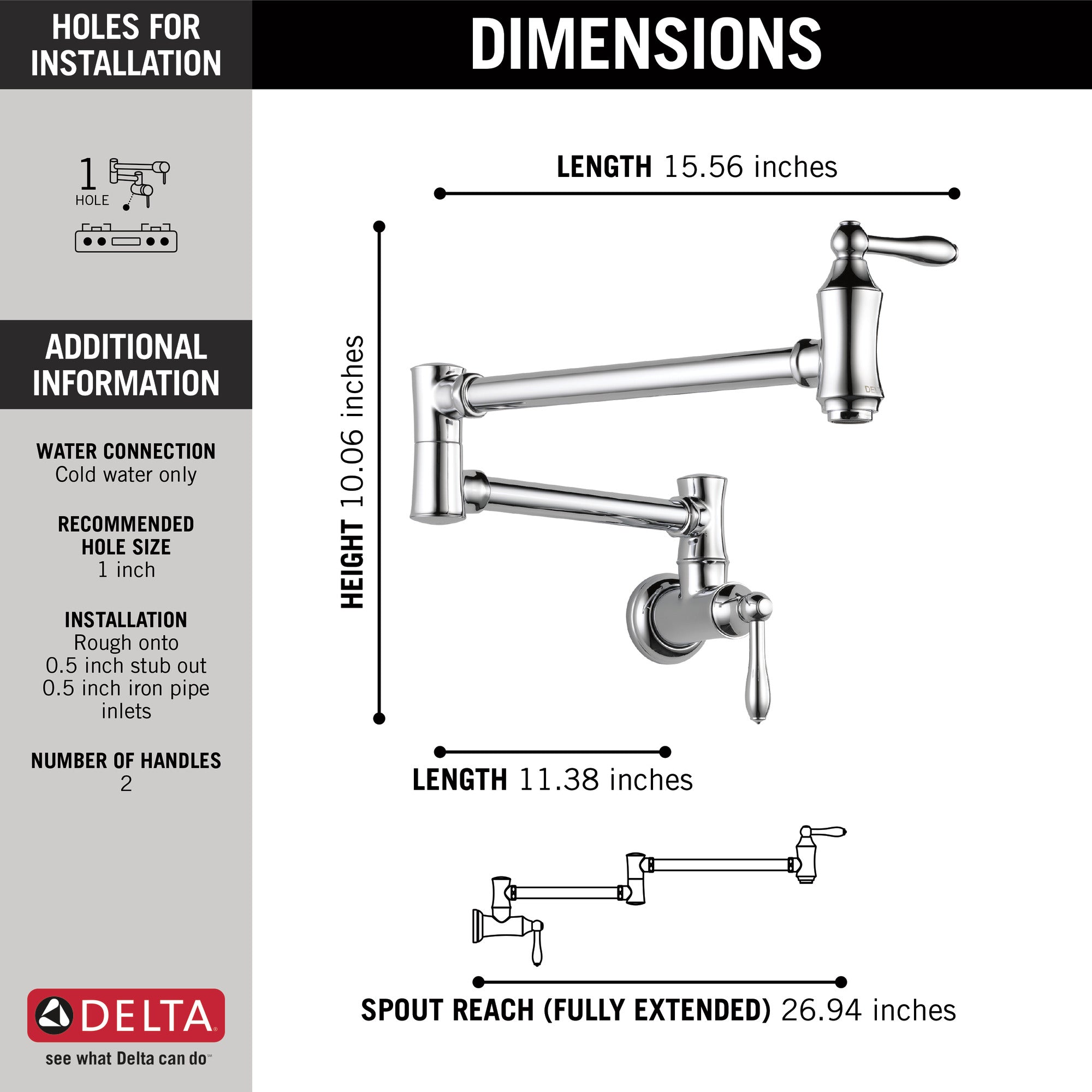 chrome kitchen faucet