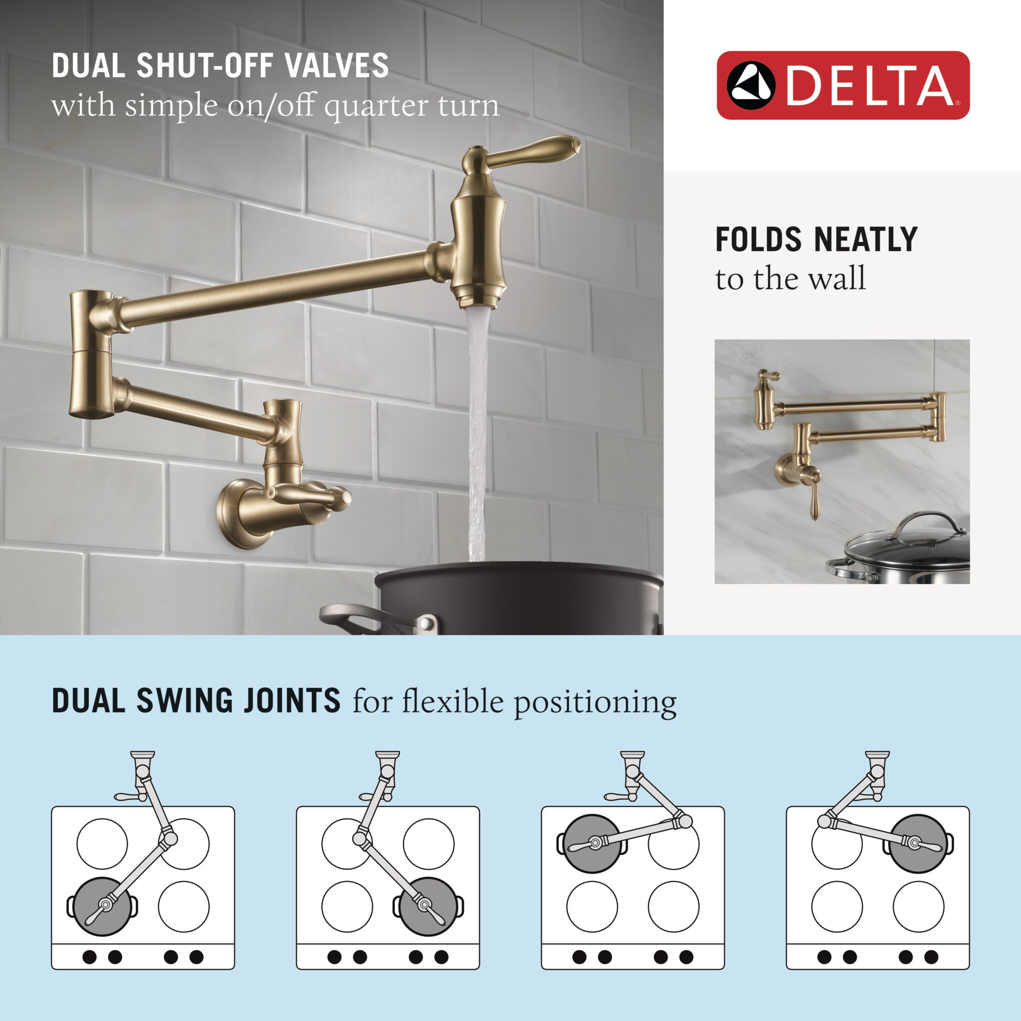 chrome kitchen faucet