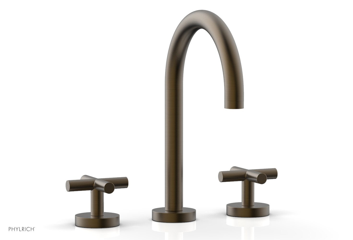 Phylrich TRANSITION Widespread Faucet - High Spout, Cross Handles