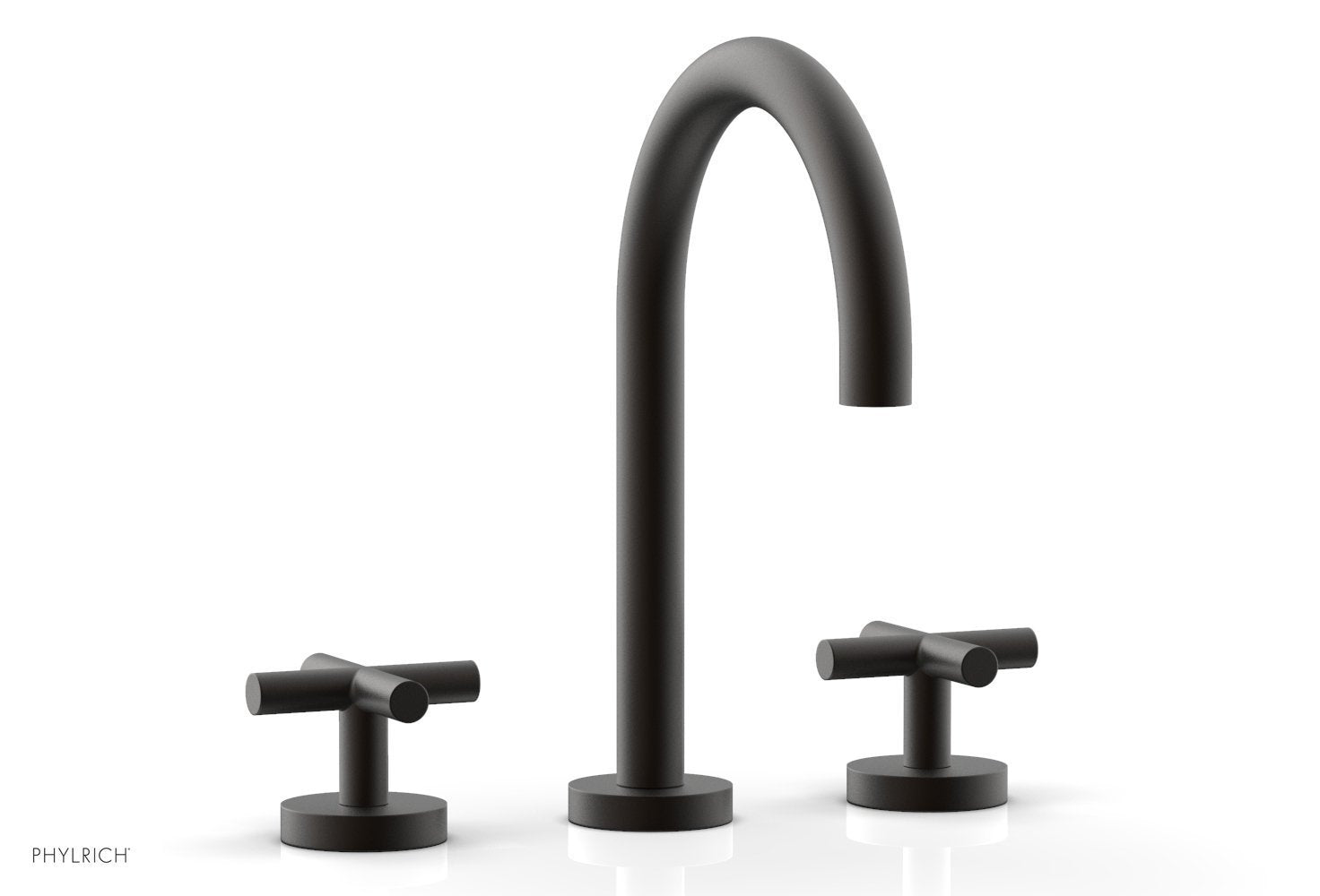 Phylrich TRANSITION Widespread Faucet - High Spout, Cross Handles