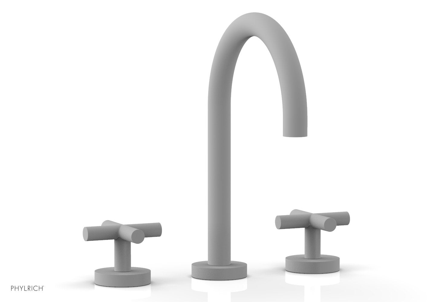 Phylrich TRANSITION Widespread Faucet - High Spout, Cross Handles