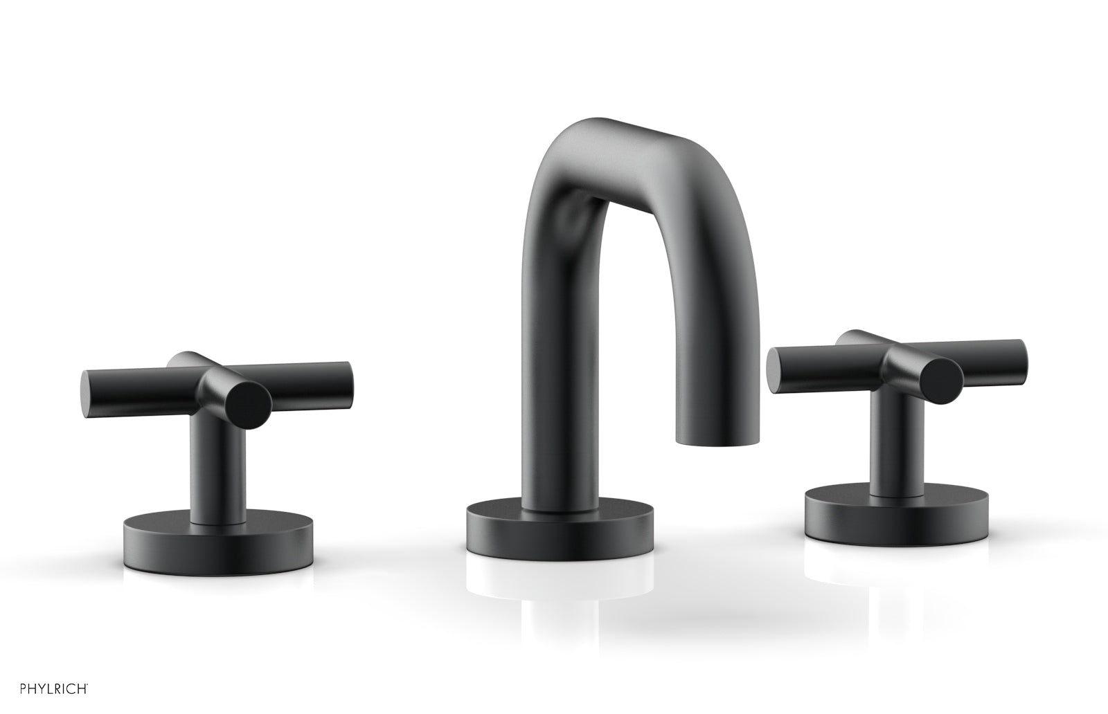 Phylrich TRANSITION Widespread Faucet - Low Spout, Cross Handles