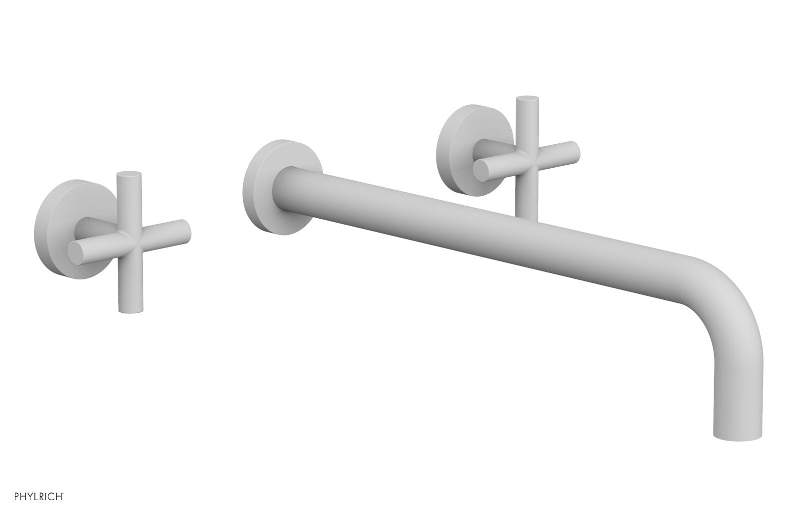Phylrich TRANSITION Wall Tub Set 14" Spout - Cross Handles