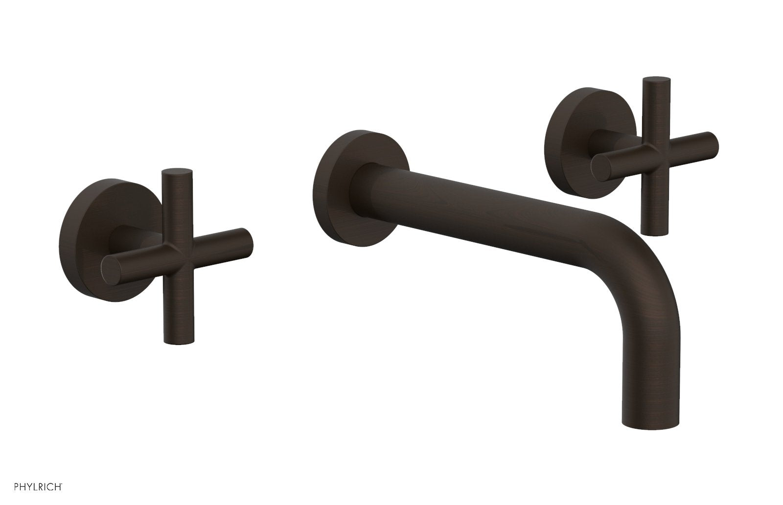 Phylrich TRANSITION Wall Tub Set 7 1/2" Spout - Cross Handles
