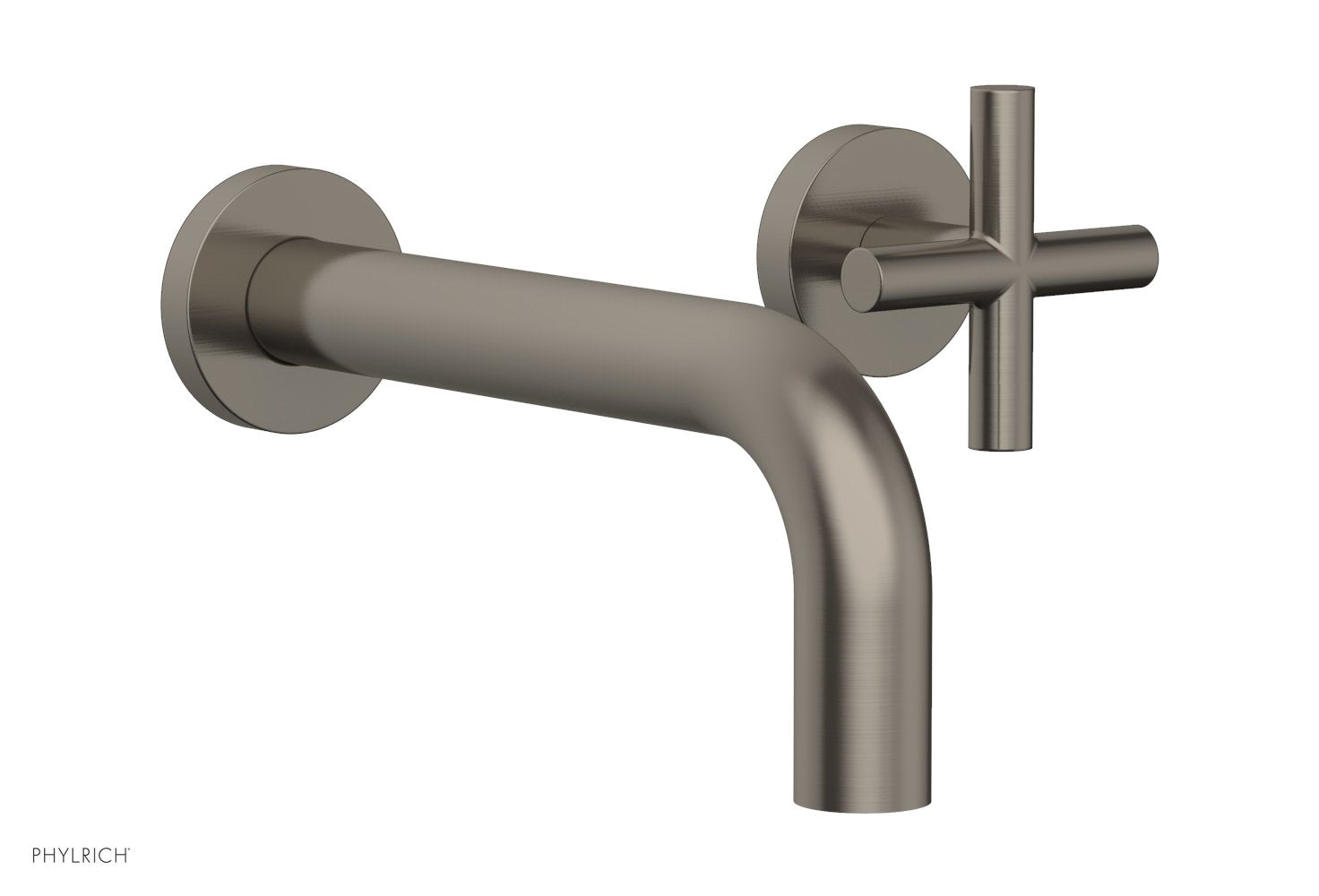 Phylrich TRANSITION Single Handle Wall Lavatory Set - Cross Handles
