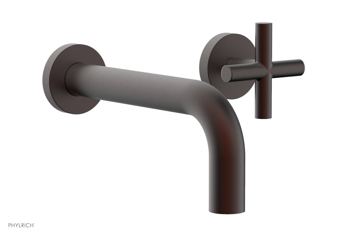 Phylrich TRANSITION Single Handle Wall Lavatory Set - Cross Handles