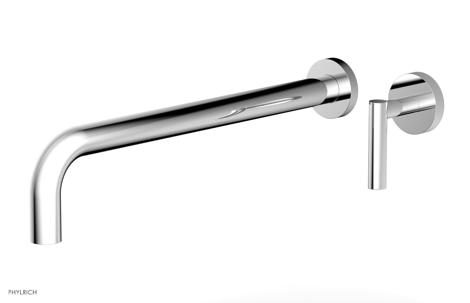 polished chrome lavatory set