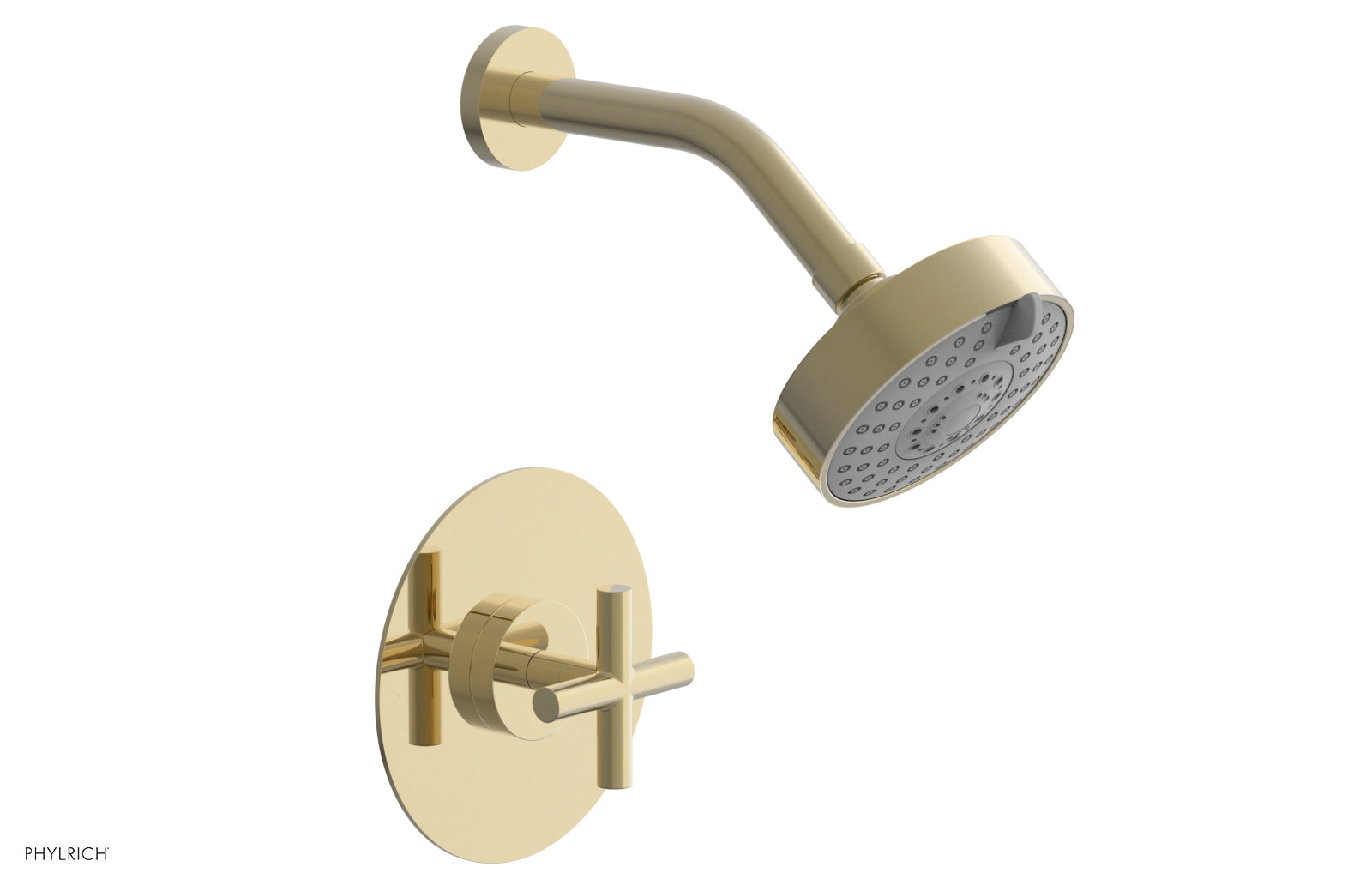 Phylrich TRANSITION Pressure Balance Shower Set - Cross Handle