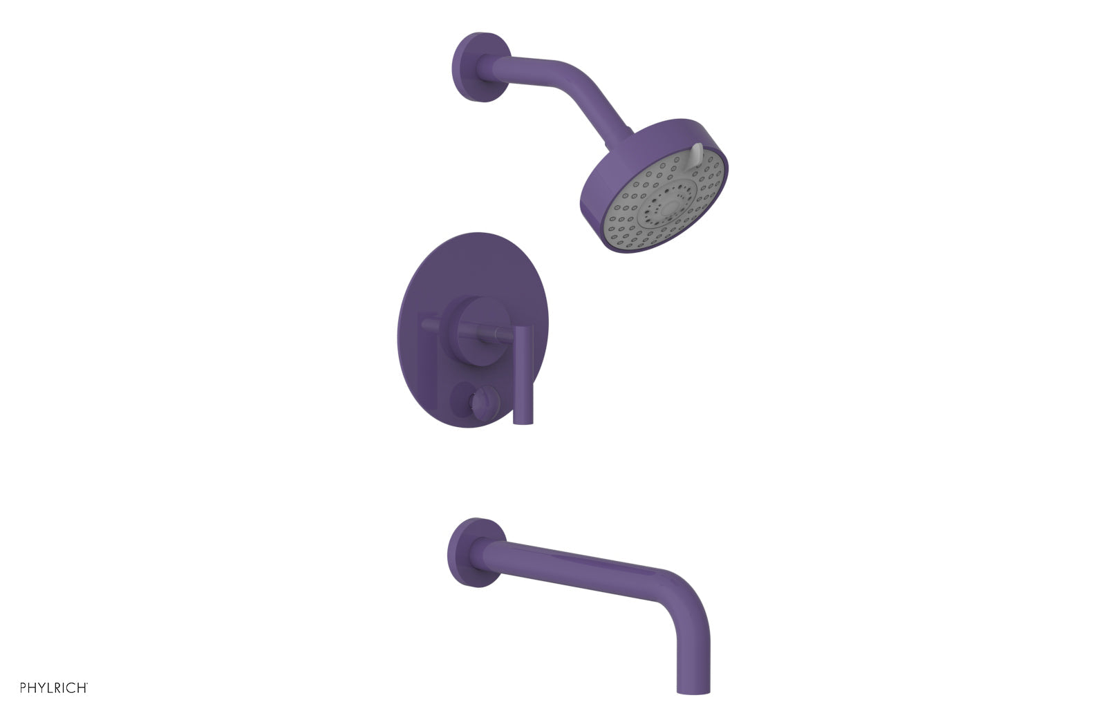 Phylrich TRANSITION Pressure Balance Tub & Shower Set 10" Spout - Lever Handle