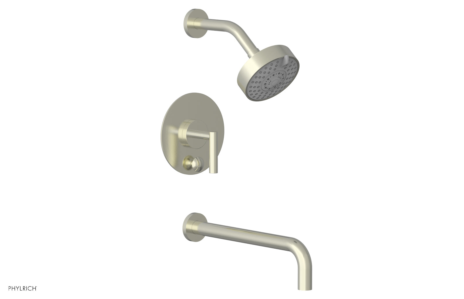 Phylrich TRANSITION Pressure Balance Tub & Shower Set 12" Spout - Lever Handle