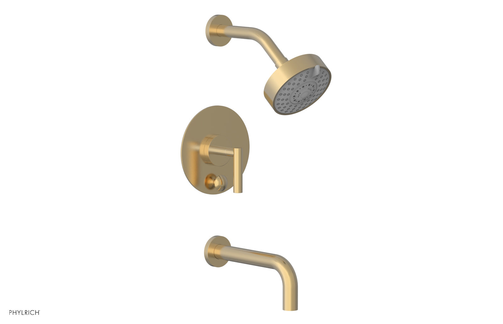 Phylrich TRANSITION Pressure Balance Tub & Shower Set 7 1/2" Spout - Lever Handle