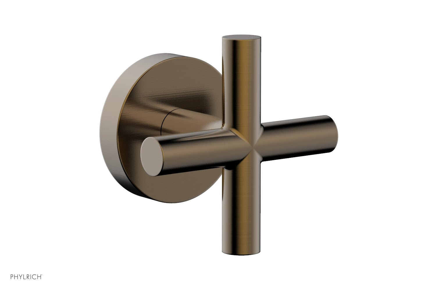 Phylrich TRANSITION Volume Control/Diverter Trim - Cross Handle