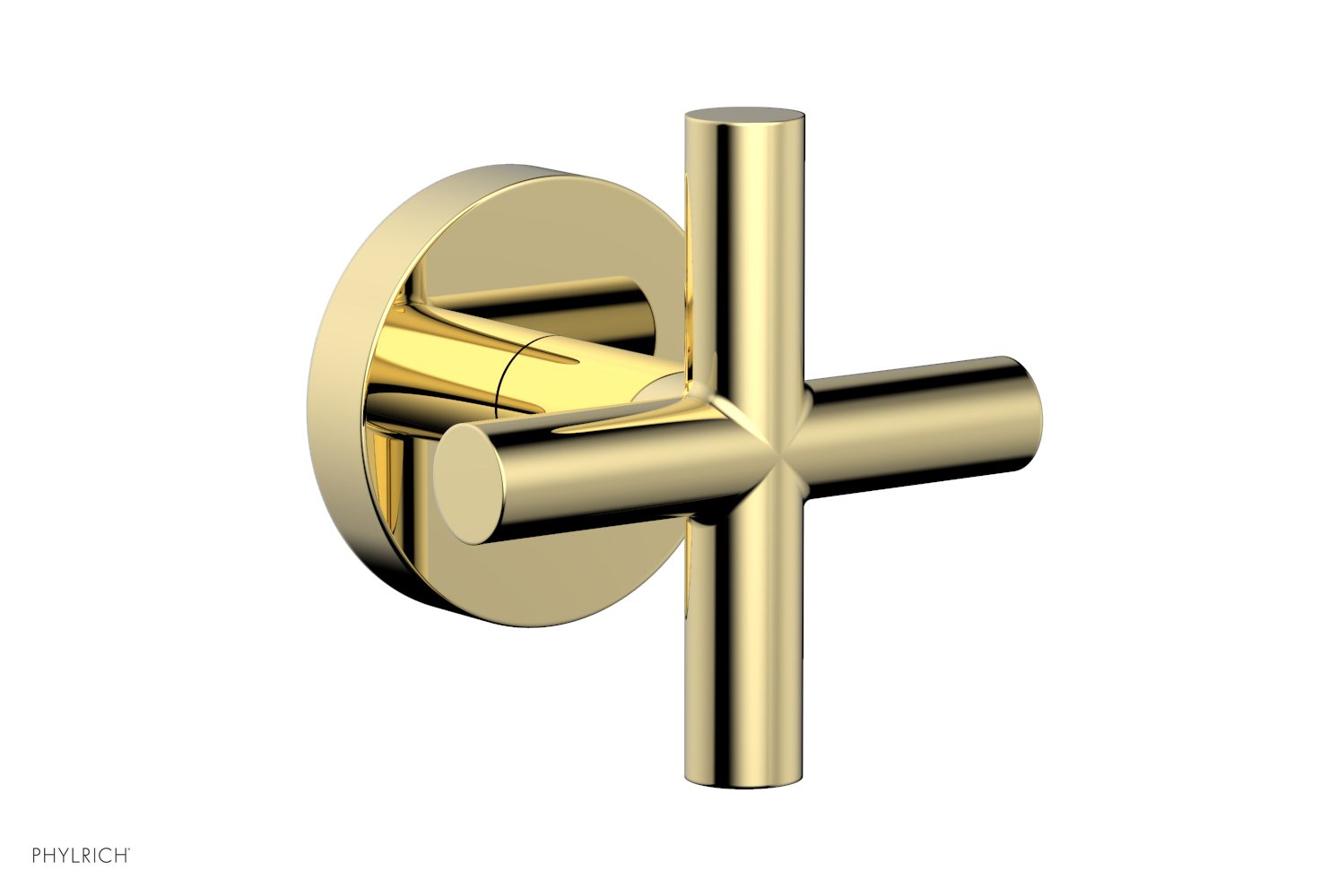 Phylrich TRANSITION Volume Control/Diverter Trim - Cross Handle