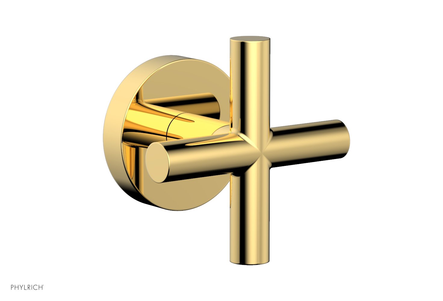 Phylrich TRANSITION Volume Control/Diverter Trim - Cross Handle