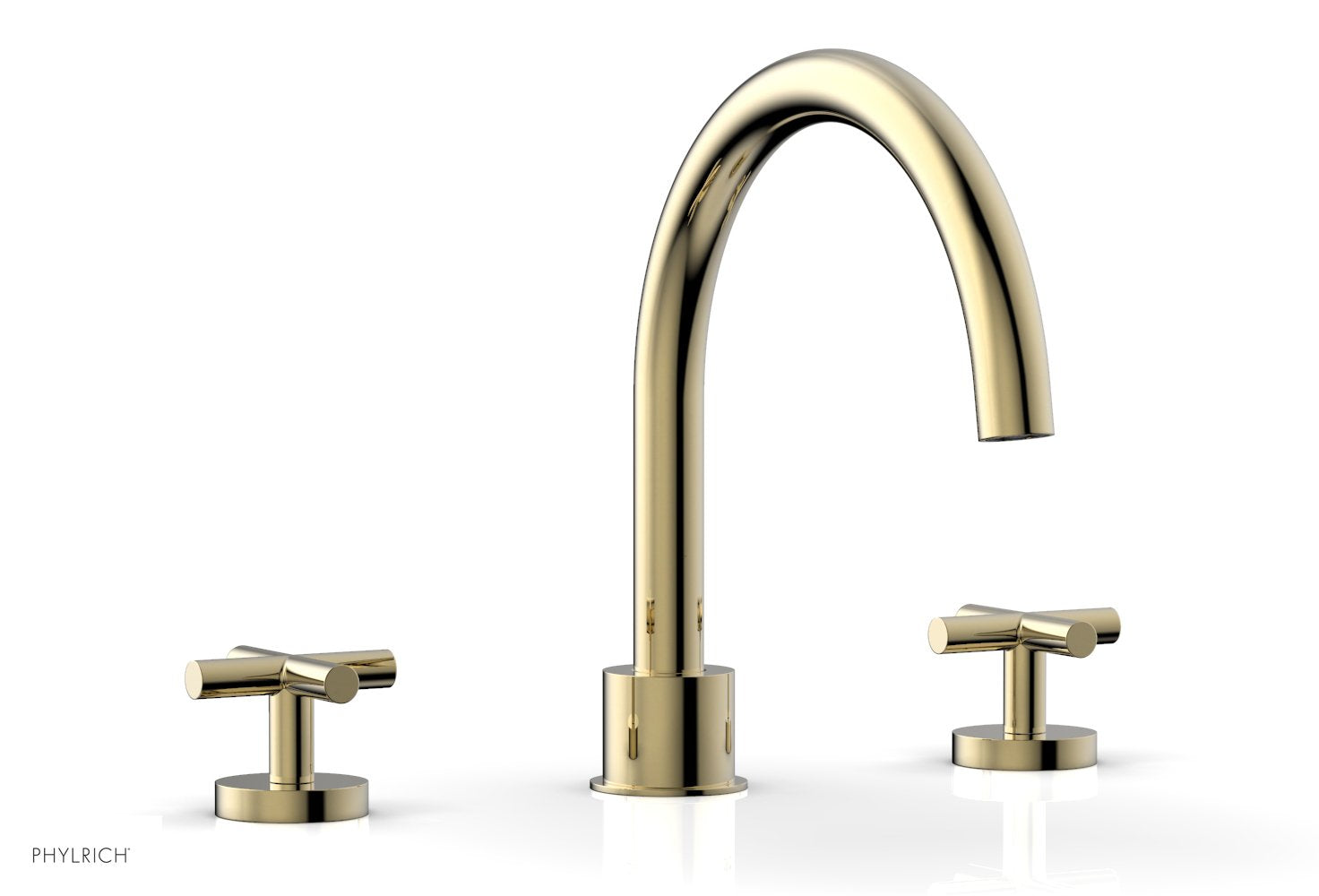 Phylrich TRANSITION Deck Tub Set - Cross Handles