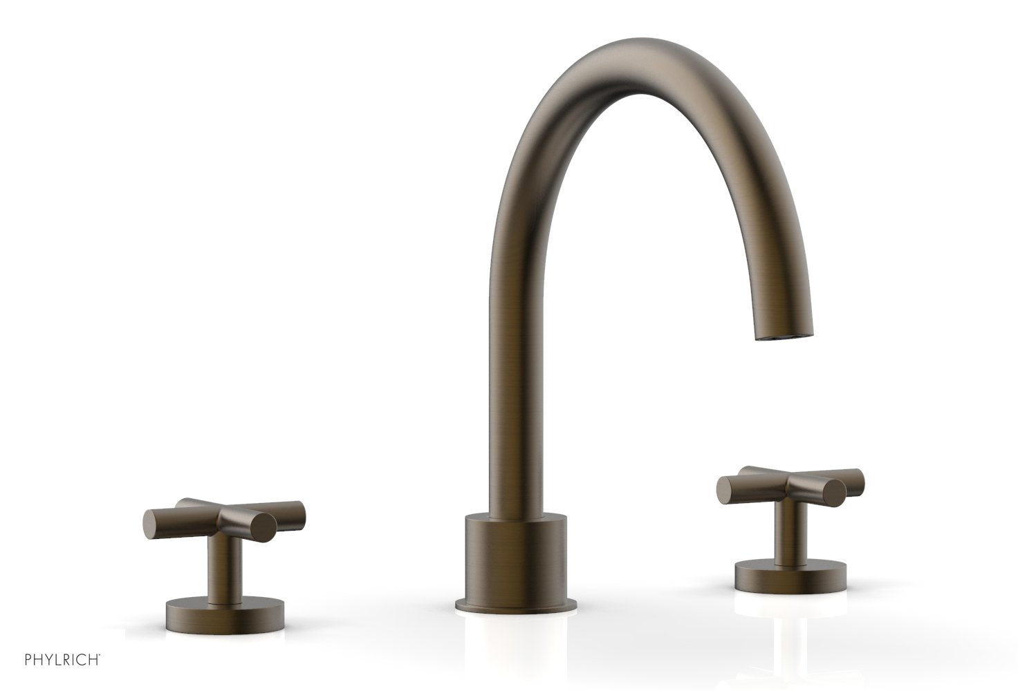 Phylrich TRANSITION Deck Tub Set - Cross Handles