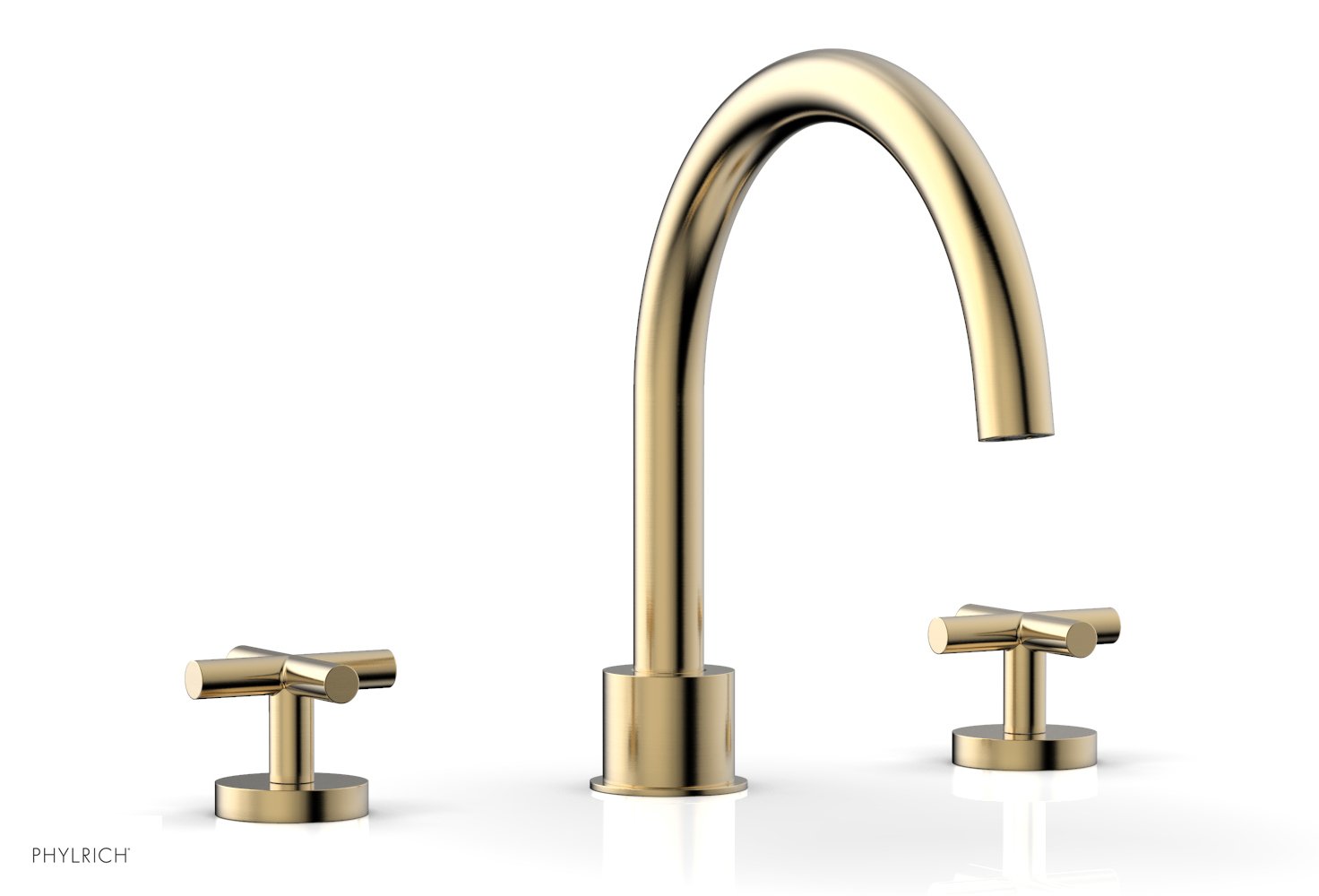 Phylrich TRANSITION Deck Tub Set - Cross Handles