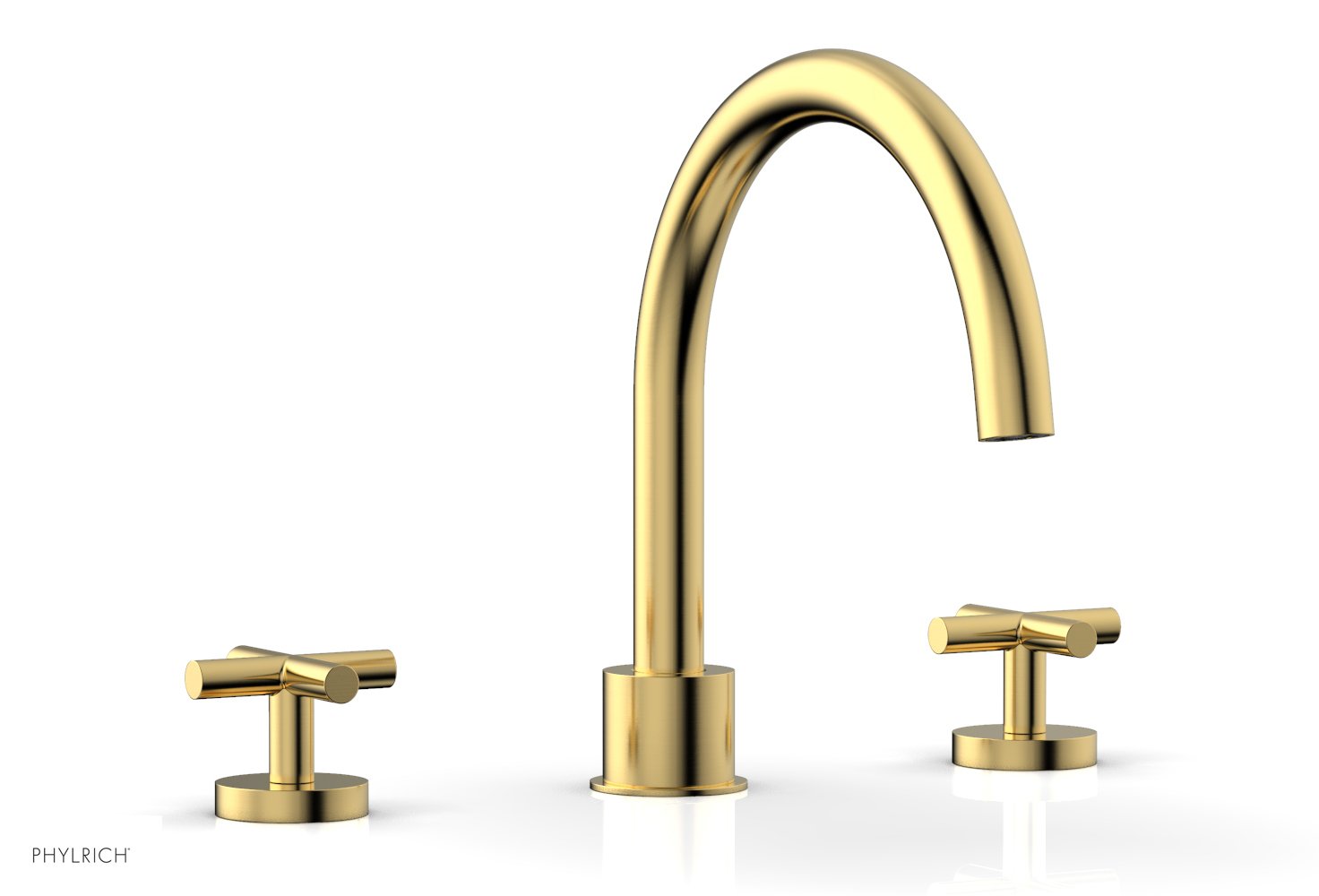 Phylrich TRANSITION Deck Tub Set - Cross Handles
