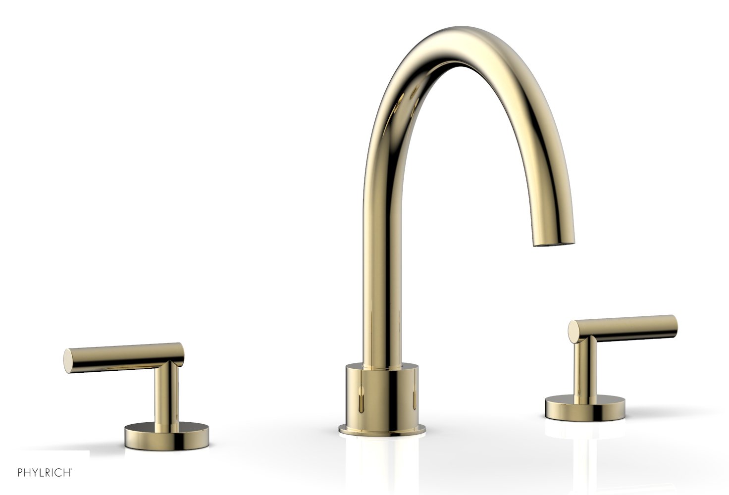 Phylrich TRANSITION Deck Tub Set - Lever Handles