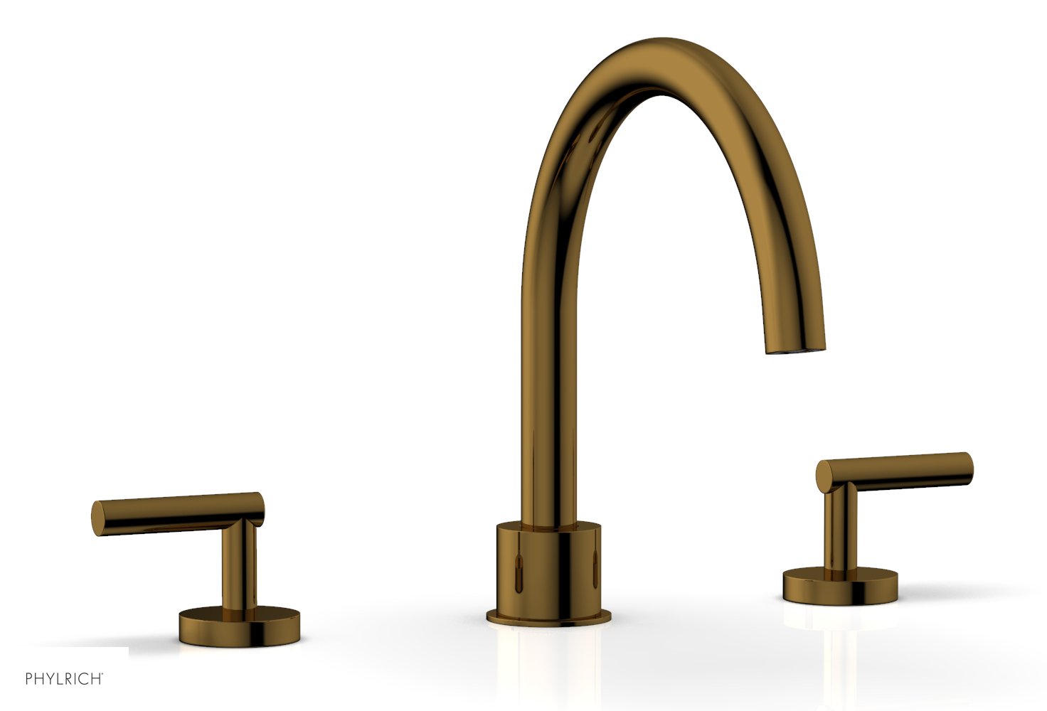Phylrich TRANSITION Deck Tub Set - Lever Handles