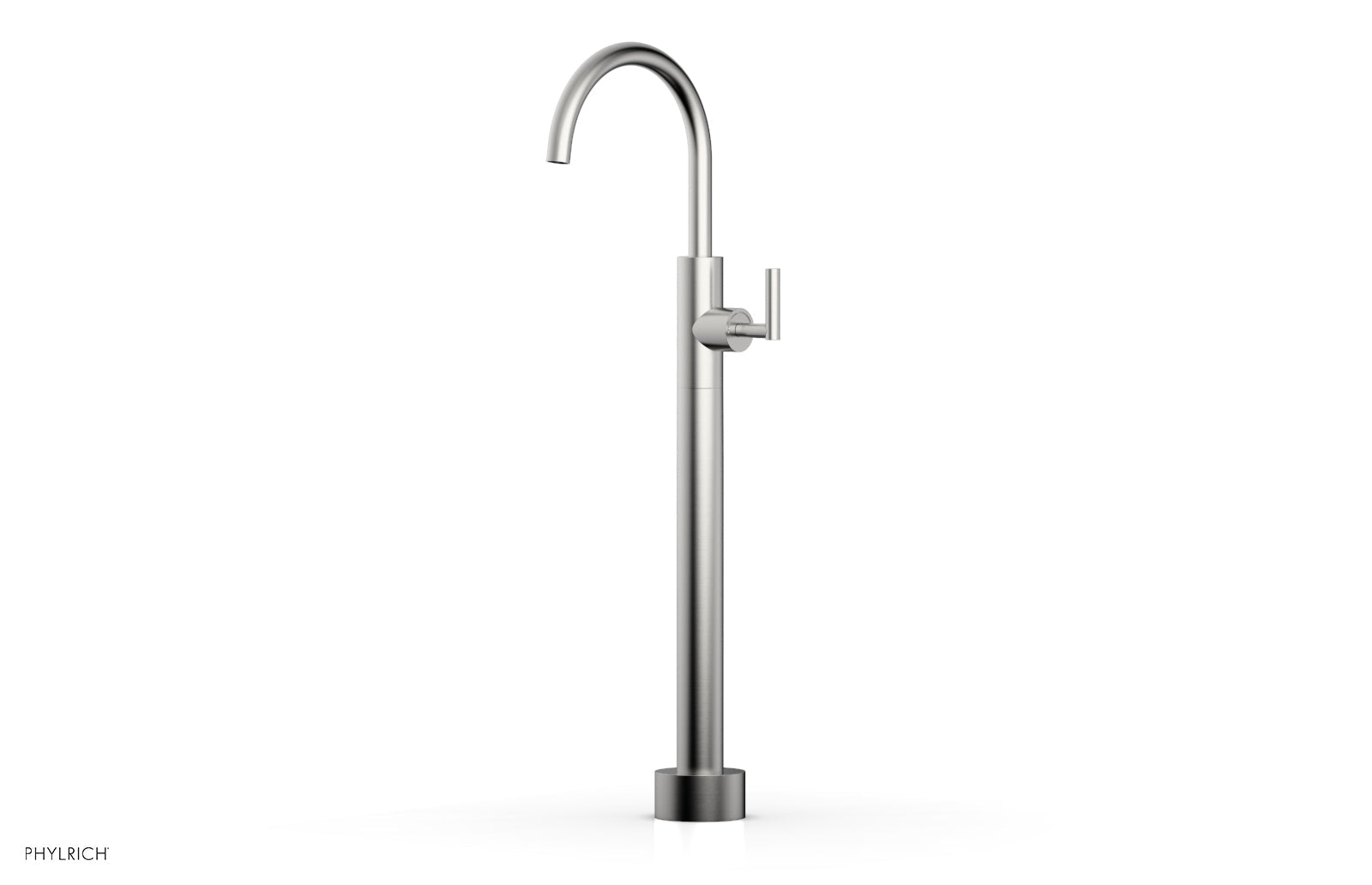 Phylrich TRANSITION Low Floor Mount Tub Filler - Lever Handle