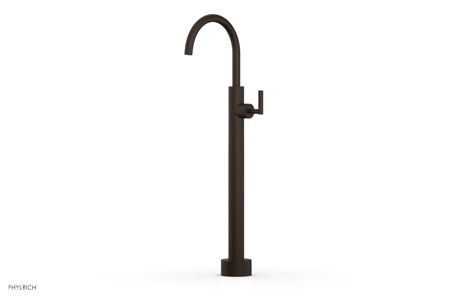 Phylrich TRANSITION Low Floor Mount Tub Filler - Lever Handle