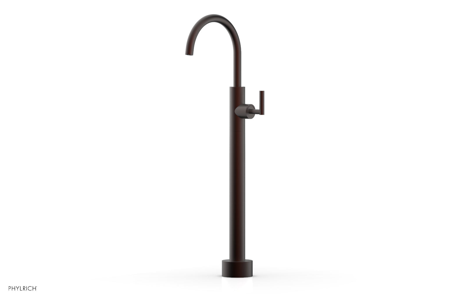 Phylrich TRANSITION Low Floor Mount Tub Filler - Lever Handle