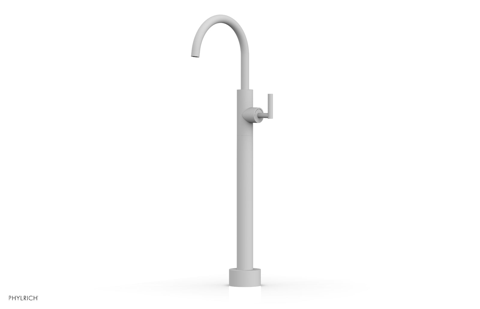 Phylrich TRANSITION Low Floor Mount Tub Filler - Lever Handle