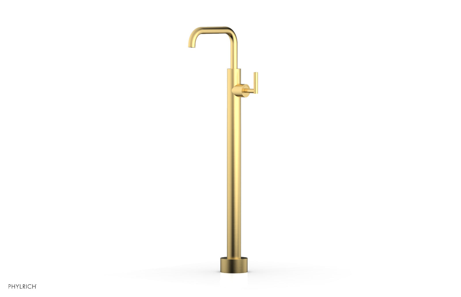Phylrich TRANSITION Tall Floor Mount Tub Filler - Lever Handle