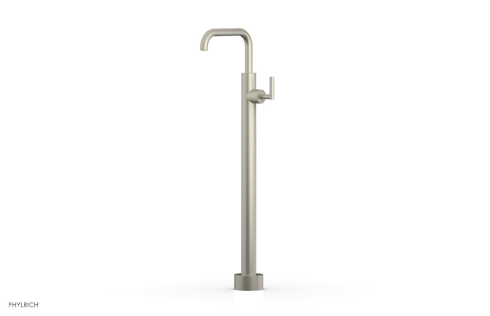 Phylrich TRANSITION Tall Floor Mount Tub Filler - Lever Handle