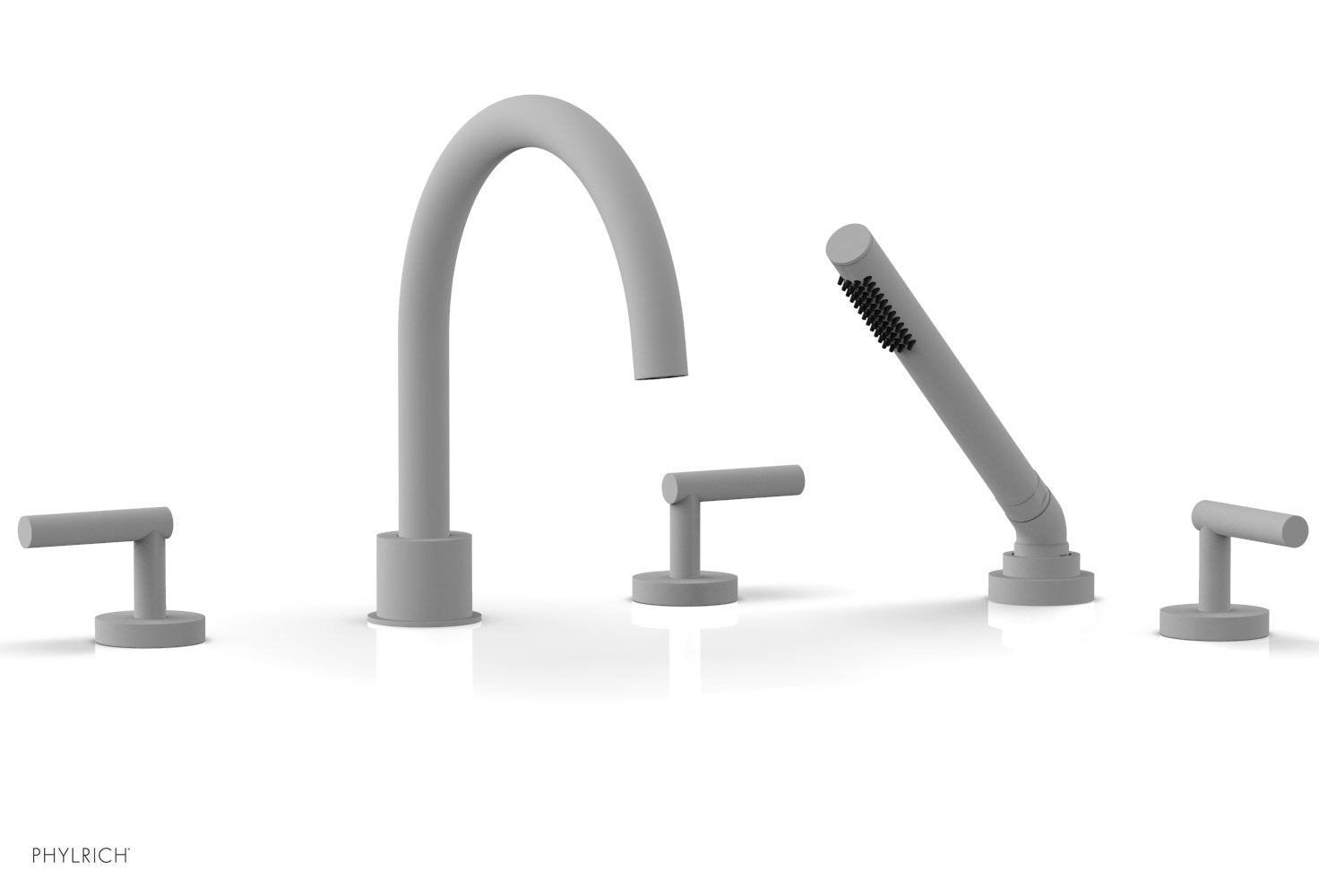 Phylrich TRANSITION Deck Tub Set with Hand Shower - Lever Handles
