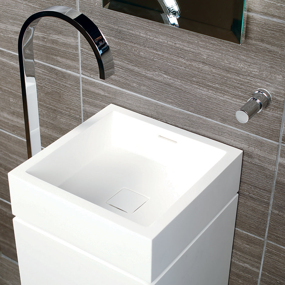 gloss white sink