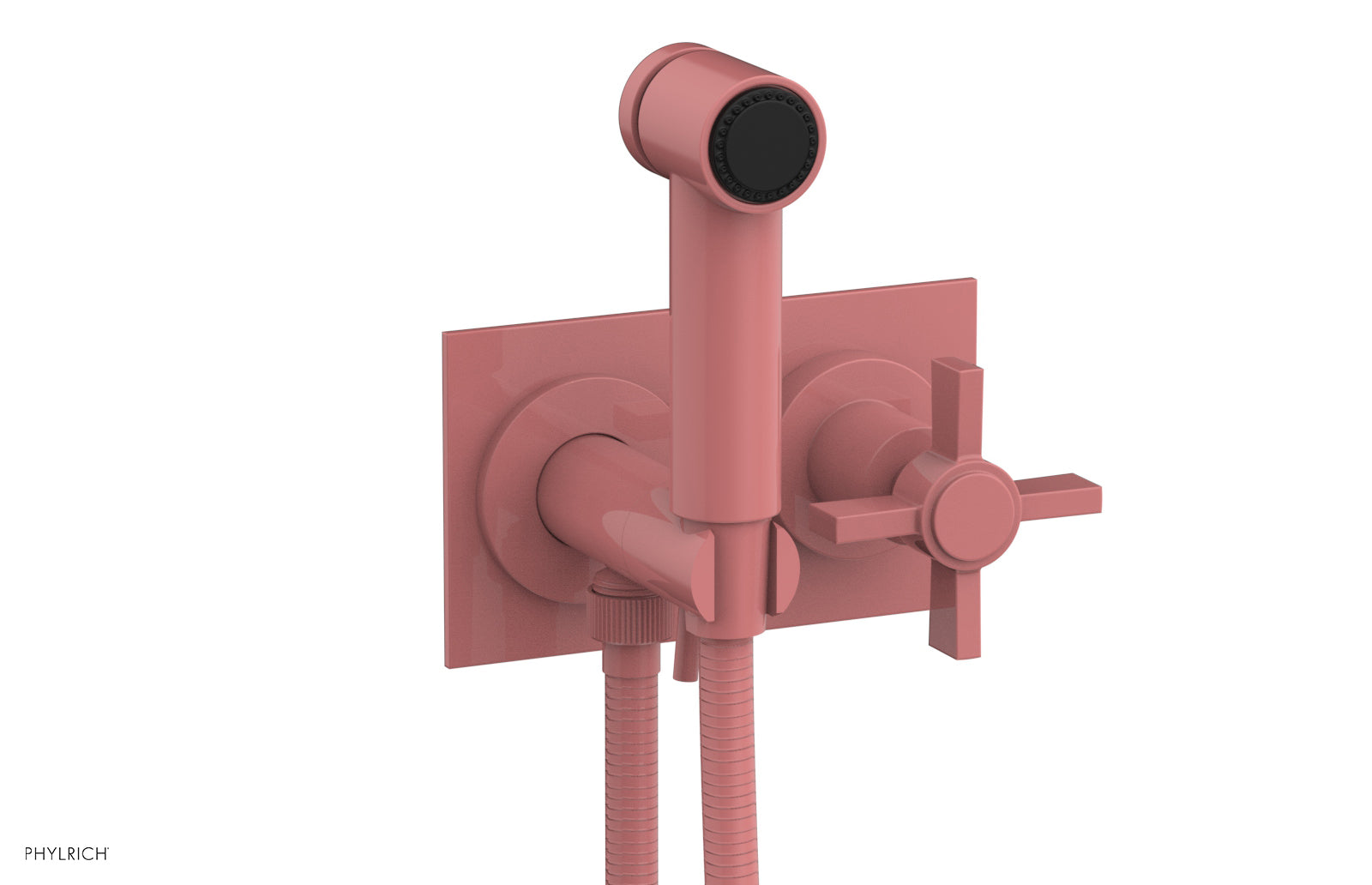 Phylrich BASIC Wall Mounted Bidet, Blade Cross Handle