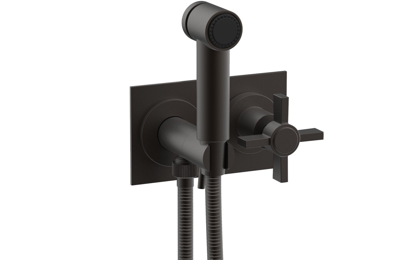 Phylrich BASIC Wall Mounted Bidet, Blade Cross Handle
