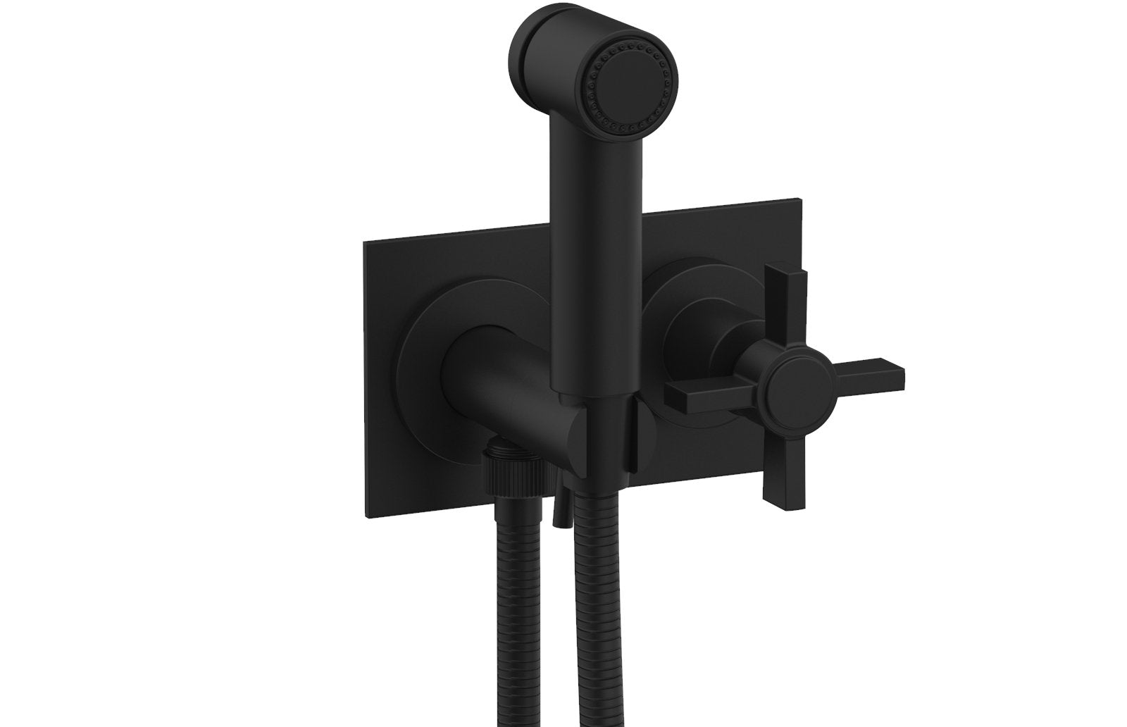 Phylrich BASIC Wall Mounted Bidet, Blade Cross Handle