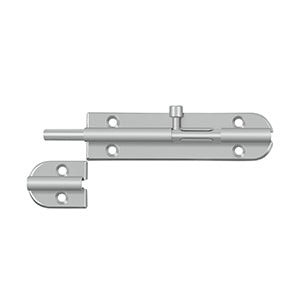 brushed stainless barrel bolt