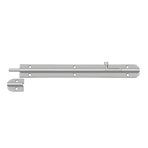 brushed stainless barrel bolt