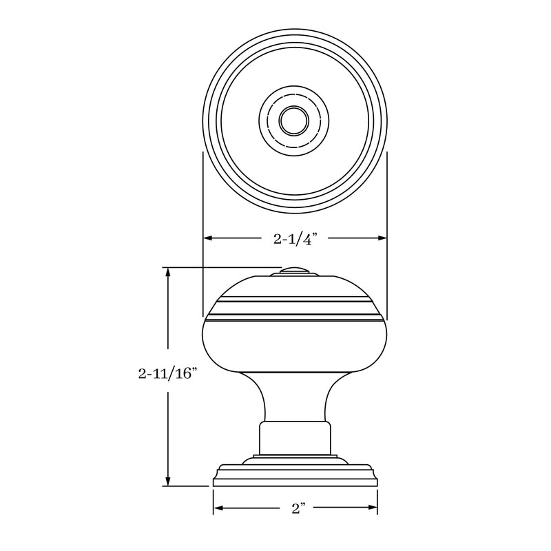 interior knob set