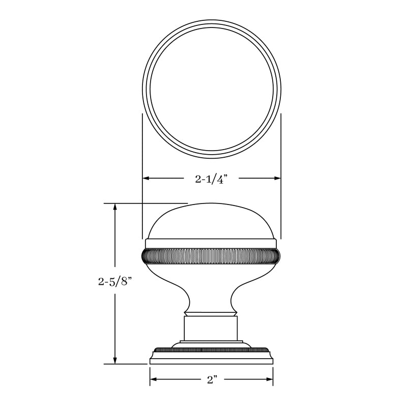 interior knob set