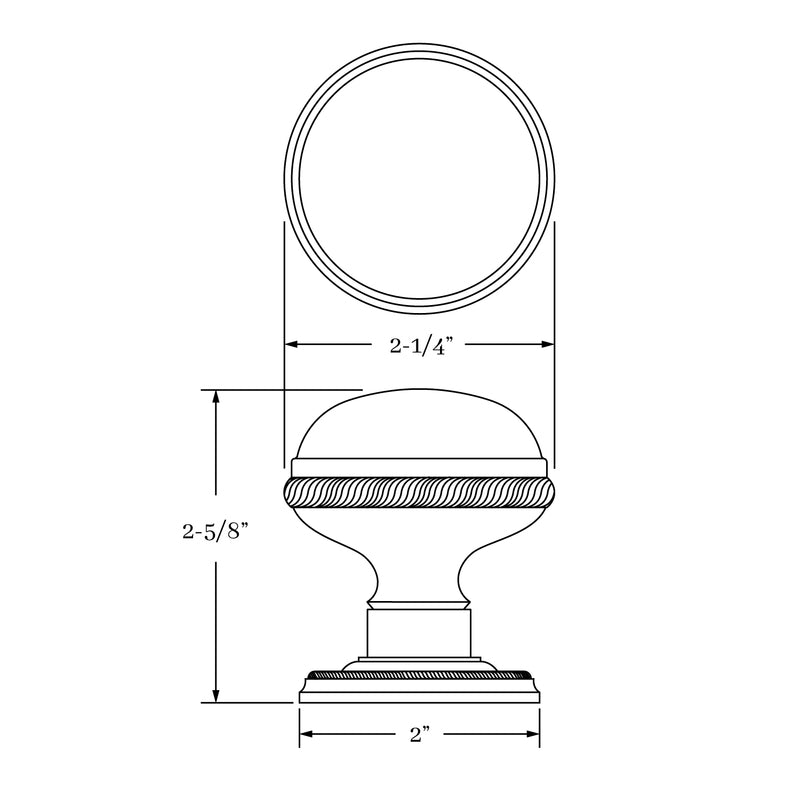 interior knob set
