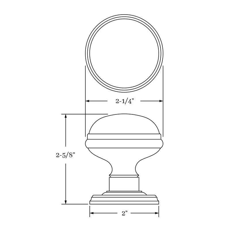 interior knob set